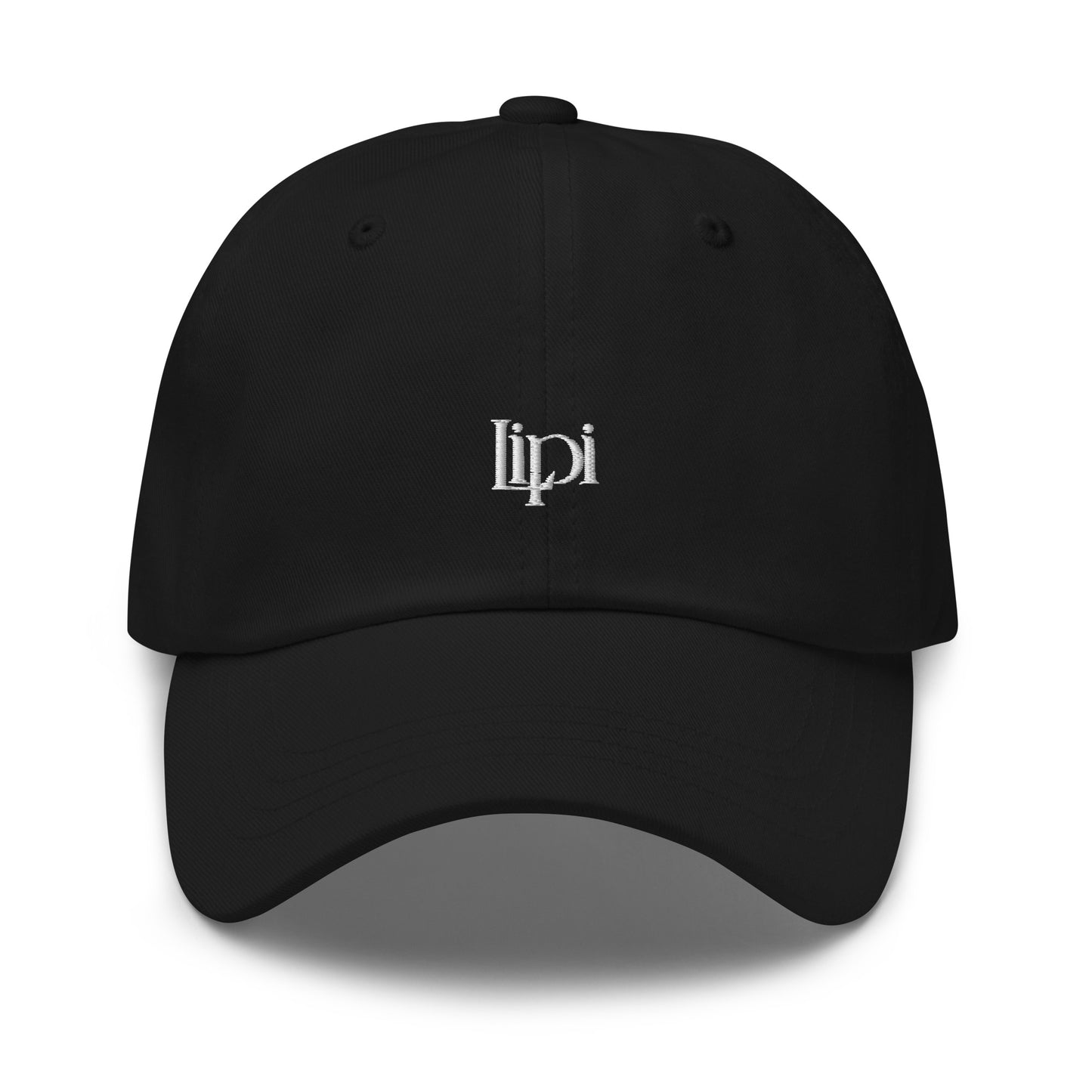 Lipi - Embroidered Cap / Black