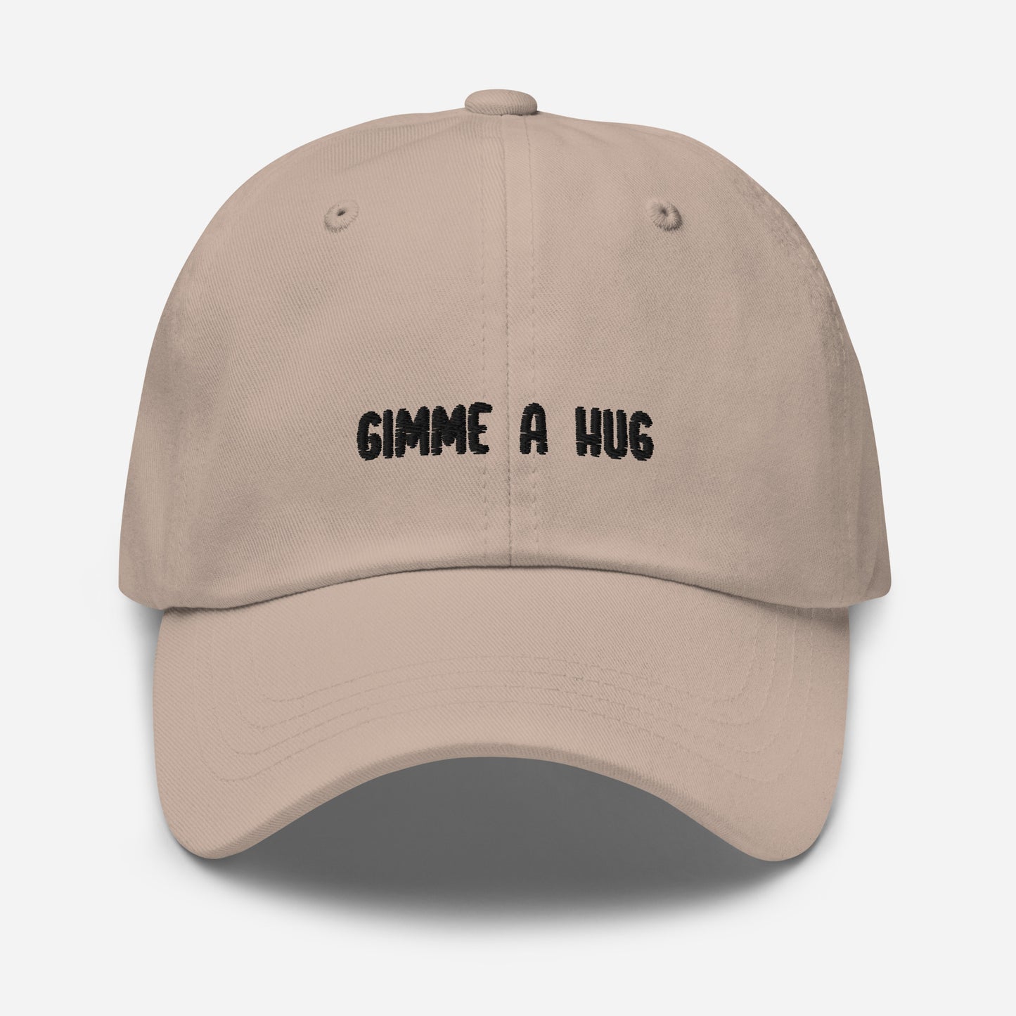 Gimme A Hug - Embroidered Cap / Beige