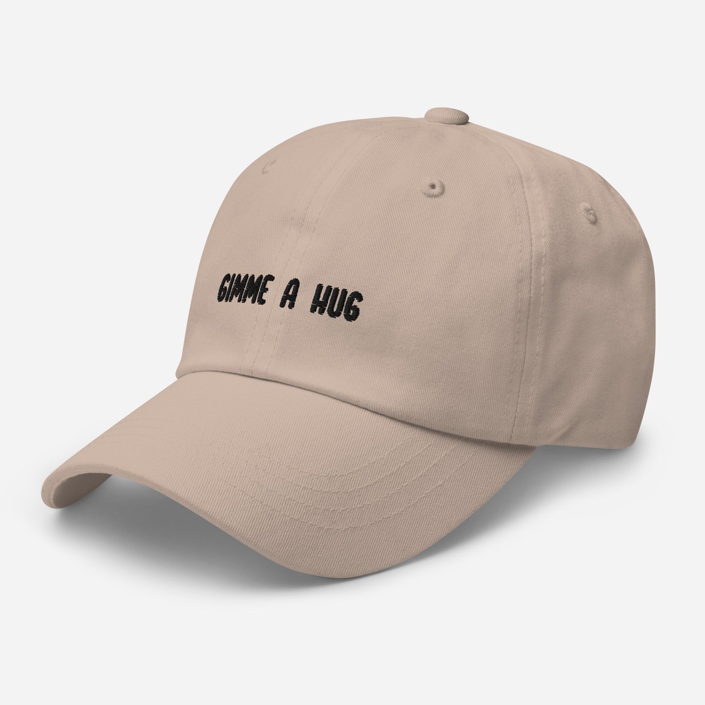 Gimme A Hug - Embroidered Cap / Beige