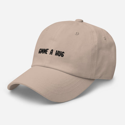 Gimme A Hug - Embroidered Cap / Beige