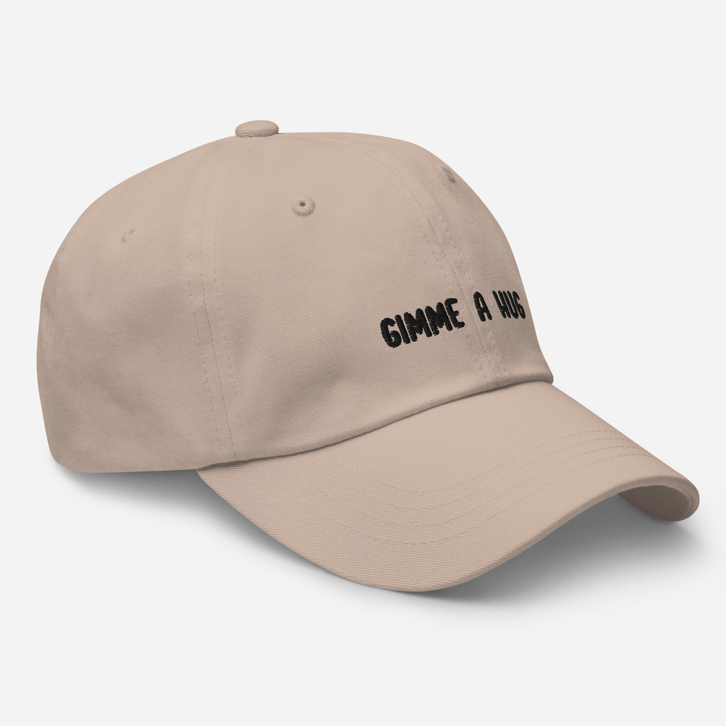 Gimme A Hug - Embroidered Cap / Beige