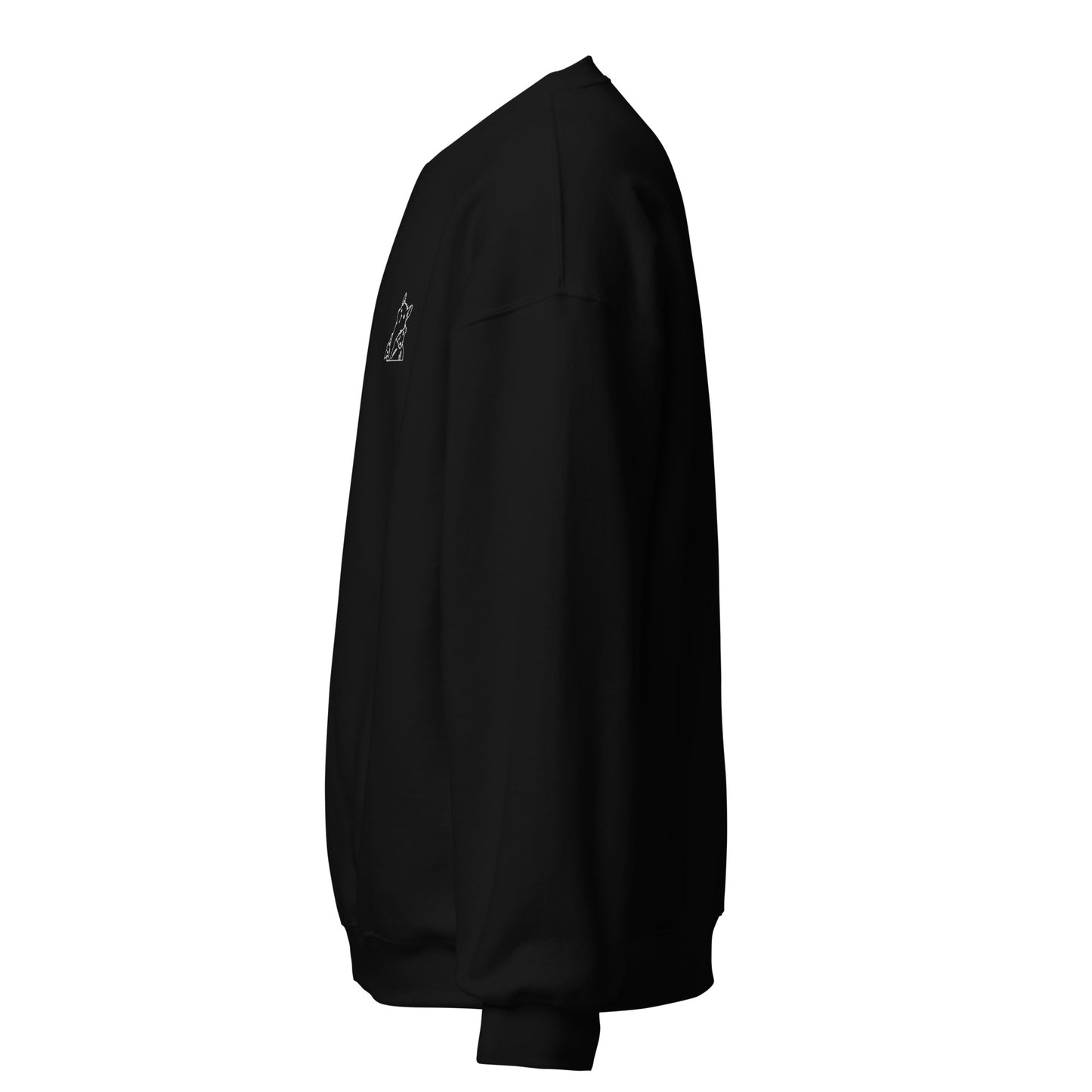 Catwalk - Embroidered Sweatshirt / Black