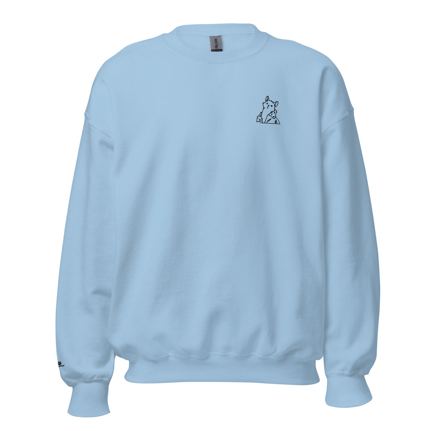 Catwalk - Embroidered Sweatshirt / Blue