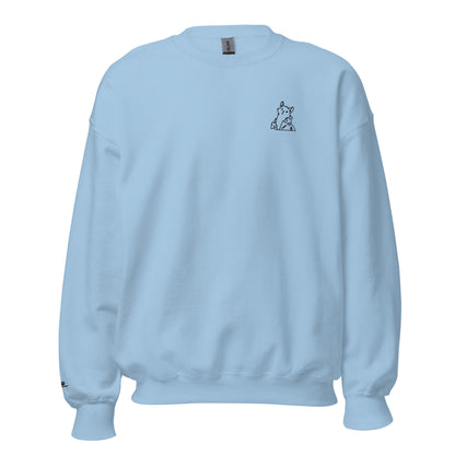 Catwalk - Embroidered Sweatshirt / Blue