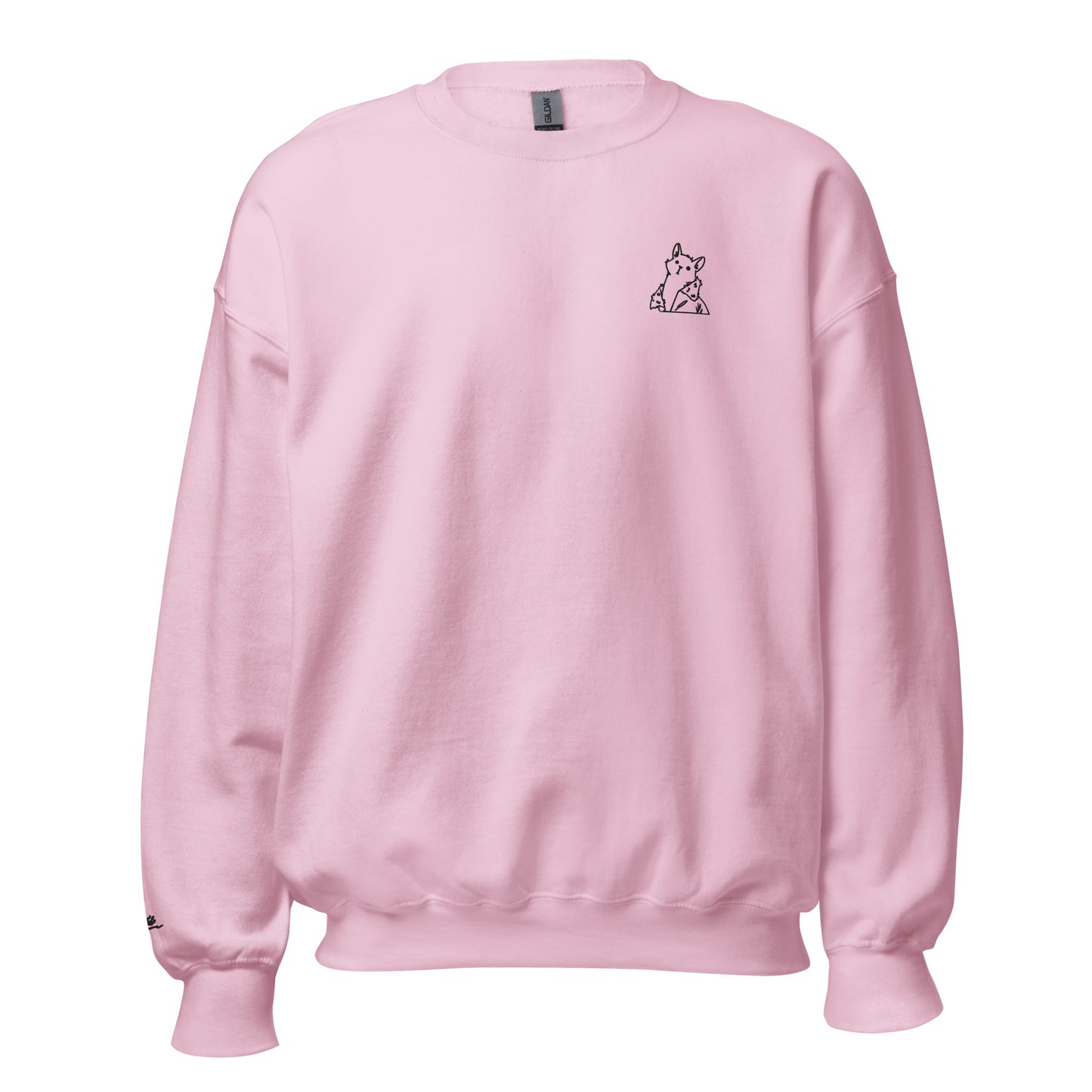 Catwalk - Embroidered Sweatshirt / Pink