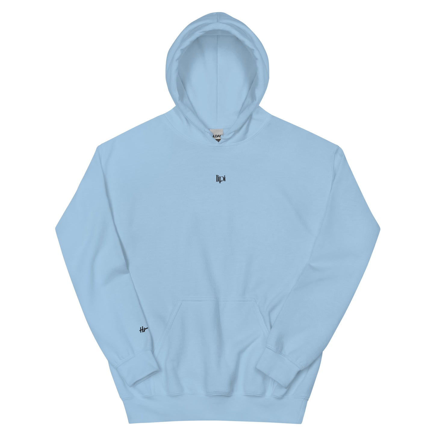 Lipi - Embroidered Hoodie / Blue