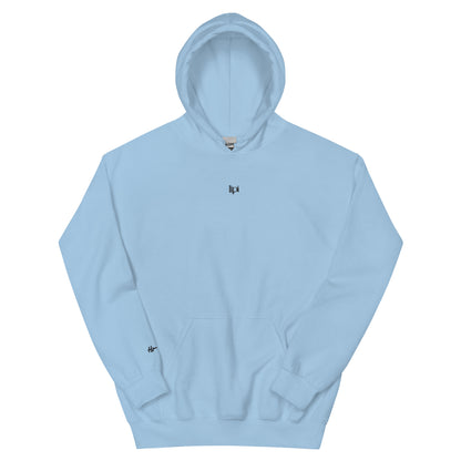 Lipi - Embroidered Hoodie / Blue