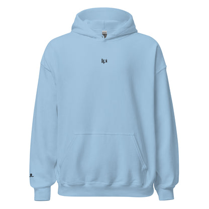 Lipi - Embroidered Hoodie / Blue