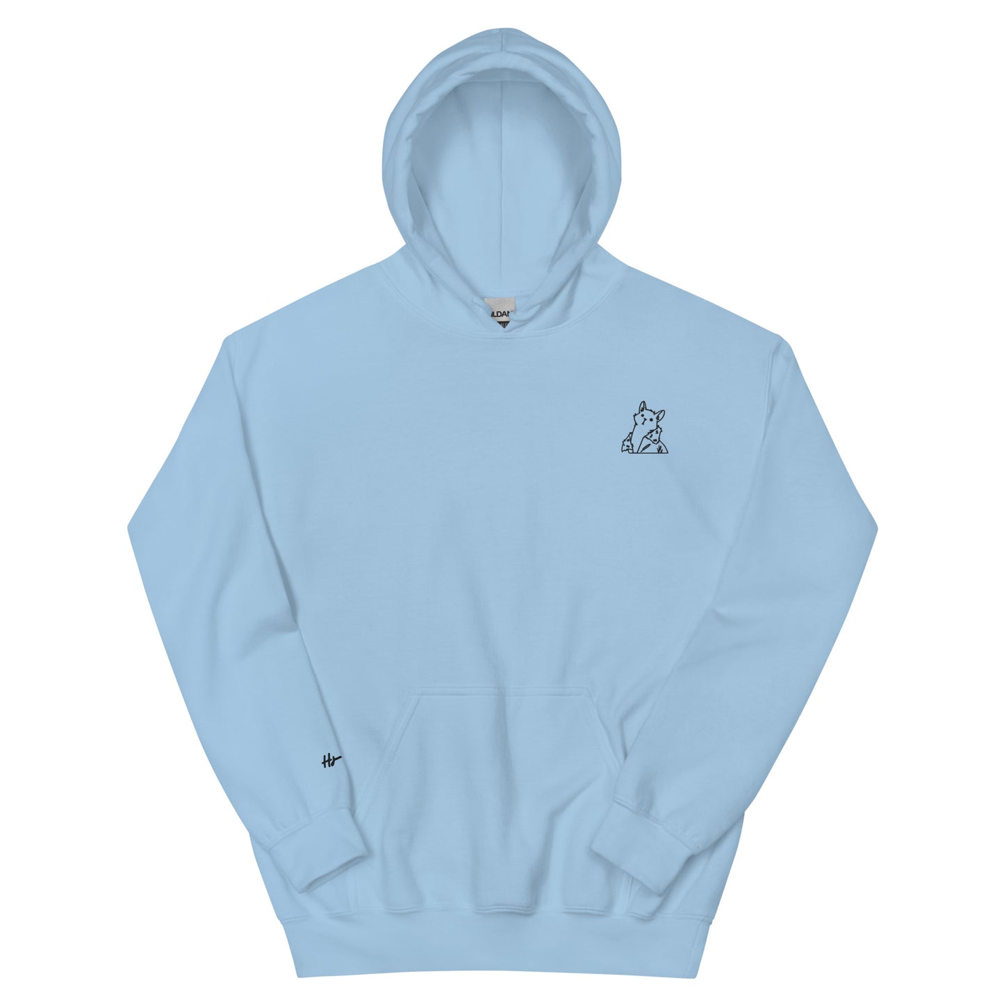 Catwalk - Embroidered Hoodie / Blue
