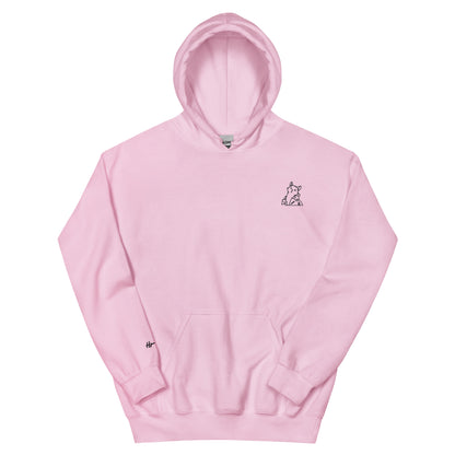 Catwalk - Embroidered Hoodie / Pink