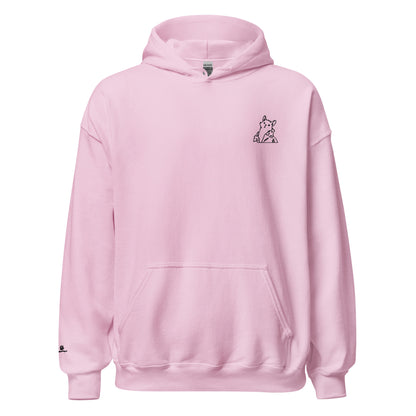 Catwalk - Embroidered Hoodie / Pink
