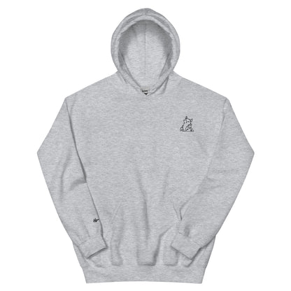 Catwalk - Embroidered Hoodie / Grey