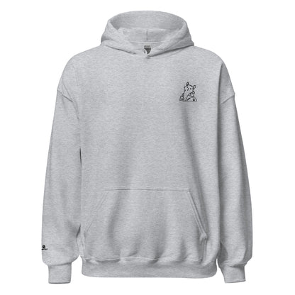 Catwalk - Embroidered Hoodie / Grey