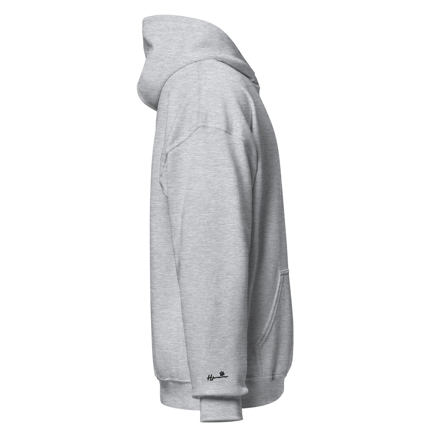 Lipi - Embroidered Hoodie / Grey