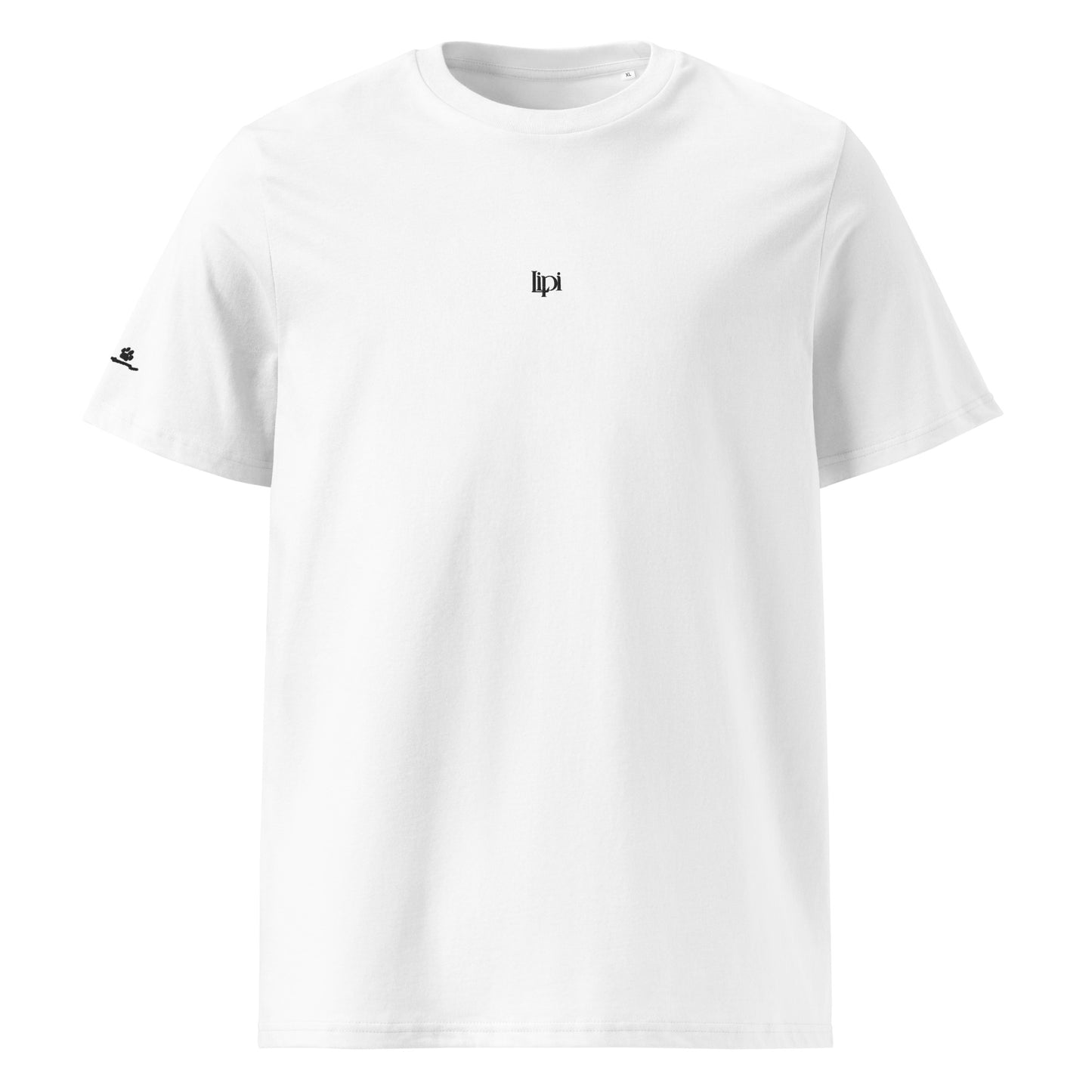 Lipi - Embroidered T-Shirt / White
